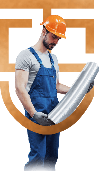 A Men Holding A Steel Pipe In Hand