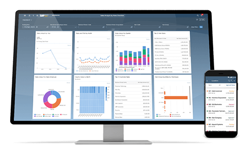 Reports On Mobile & Desktop Screen
